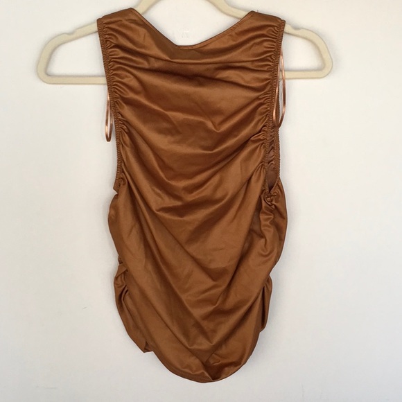 NWT Free People Ride Along Ruched Top - Picture 6 of 6